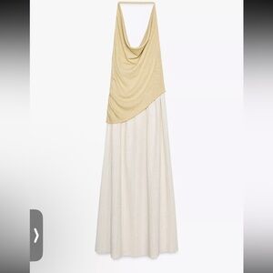 Zara COMBINATION HALTER DRESS